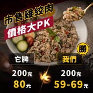 【2種舒肥雞絞肉混搭一次擁有】40片 (59.9元/片)
